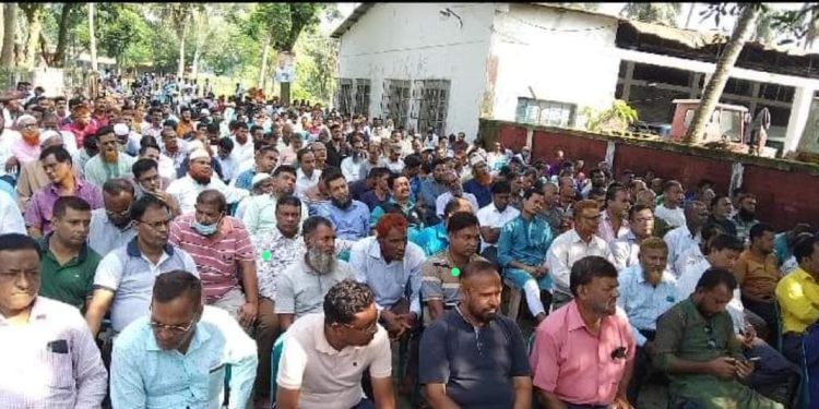 মোবারকগঞ্জ চিনিকলে আখ রোপন ও দেশী চিনি বেশি উৎপাদন লক্ষে আলোচনা সভা অনুষ্ঠিত