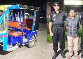 অপহৃত ইজিবাইক চালক কালীগঞ্জ থেকে উদ্ধার: ইজিবাইক উদ্ধারসহ গ্রেফতার ১