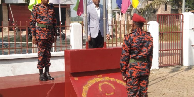 বাঘারপাড়ায় ফায়ার সার্ভিস ও সিভিল ডিফেন্স সপ্তাহ- ২০২২ উদ্বোধন অনুষ্ঠিত