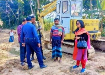 ফসলী জমির মাটি কাটার অপরাধে যুবকের ১৫ দিন কারাদণ্ড