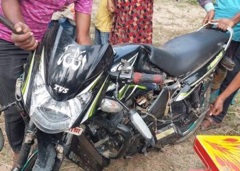 রাজবাড়ীতে ড্রাম ট্রাক চাপায় মোটর সাইকেল আরোহীর মৃত্যু