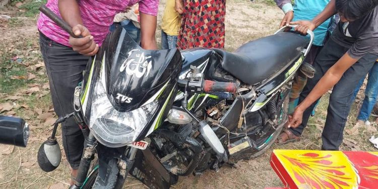 রাজবাড়ীতে ড্রাম ট্রাক চাপায় মোটর সাইকেল আরোহীর মৃত্যু
