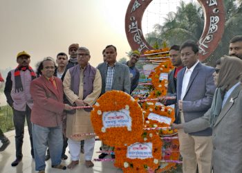 বাঘারপাড়ায় যথাযগ্য মর্যাদায় মহান বিজয় দিবস উদযাপন