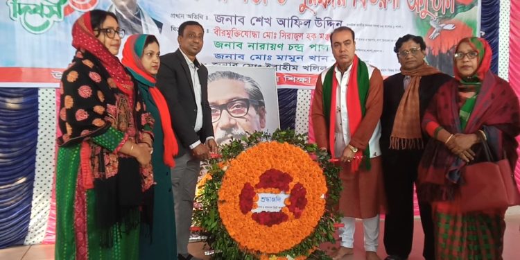 শার্শায় মহান বিজয় দিবস উপলক্ষে শহীদদের প্রতি বিনম্র শ্রদ্ধা 