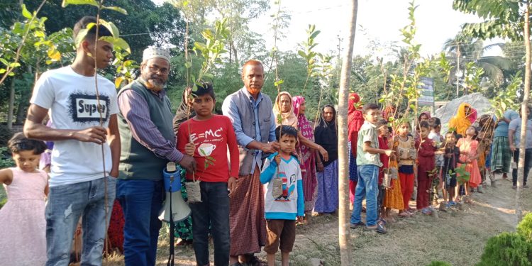 সার্ক মানবাধিকার ফাউন্ডেশনআয়োজনে বৃক্ষ রোপণ