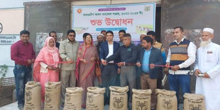 ইসলামপুরে আমন ধান-চাল সংগ্রহ শুরু