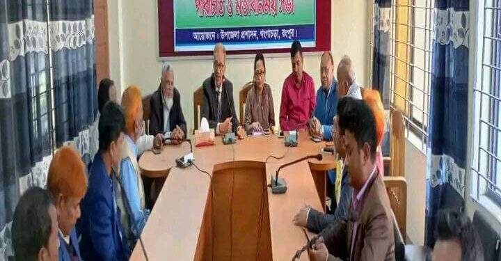 নবাগত উপজেলা নির্বাহী অফিসারের সাথে সাংবাদিকদের মত বিনিময়