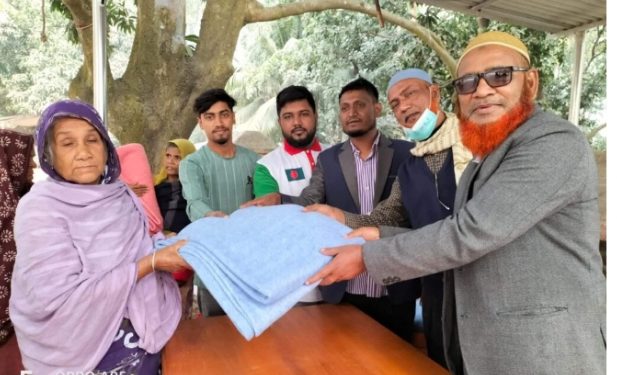 রাজশাহীর বাঘায় ব্লাড ব্যাংকের উদ্যোগে শীতার্থদের মাঝে কম্বল বিতরণ অনুষ্ঠিত