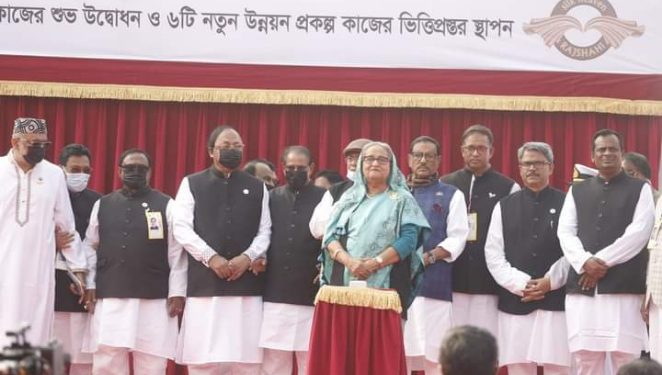 প্রধানমন্ত্রীর জনসভা;রাজশাহীর ঐতিহাসিক মাদরাসা মাঠ কানায় কানায় পরিপূর্ণ