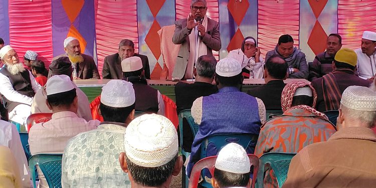 বাঘারপাড়ায় মডেল মসজিদের ভিত্তিপ্রস্তর স্থাপন: রনজিত