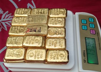 শার্শা সীমান্তে ৫ কোটি ৯০ লাখ টাকা মূল্যের ৬৩ পিস স্বর্ণেরবার সহ পাচারকারী আটক