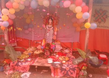 পটুয়াখালীতে সরস্বতী পূঁজা উদযাপিত