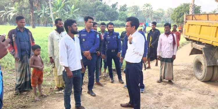 ফরিদপুরে ফসলি জমির মাটি কাটার দায়ে জেল-জরিমানা