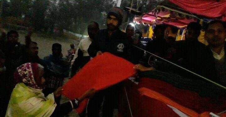 গংগাচড়ায় শীতার্থদের মাঝে শীতবস্ত্র বিতারন অনুষ্ঠিত