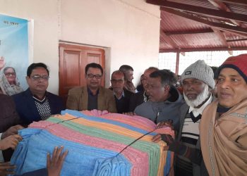 পলাশবাড়ীতে শীতার্তদের মাঝে শীতবস্ত্র বিতরণ