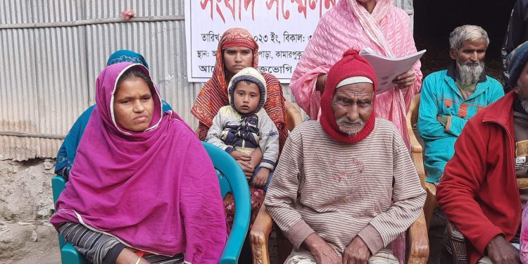 সংবাদ সম্মেলনে দাবি:সৈয়দপুরে অসহায় দরিদ্র পরিবারের