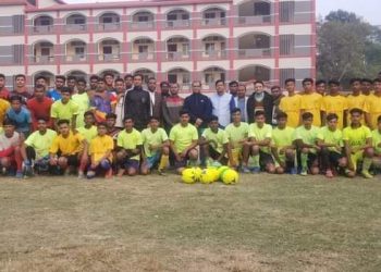 সালথায় ফুটবল প্রশিক্ষণের শুভ উদ্বোধন