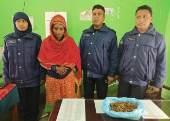 নড়াইলের নড়াগাতিতে গাঁজাসহ ১ নারী আটক