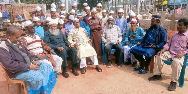 পার্বতীপুরে মাদ্রাসা নির্মাণকাজ উদ্বোধন: মোহাম্মদ আলী চৌধুরী