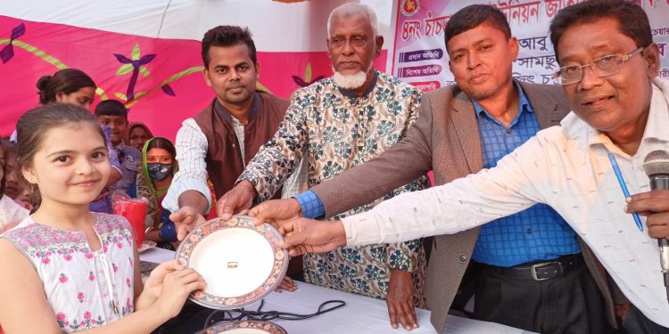 ভোলার তজুমদ্দিনে ইউনিয়ন পর্যায়ে জাতীয় প্রাথমিক শিক্ষা পদক প্রতিযোগিতা অনুষ্ঠিত