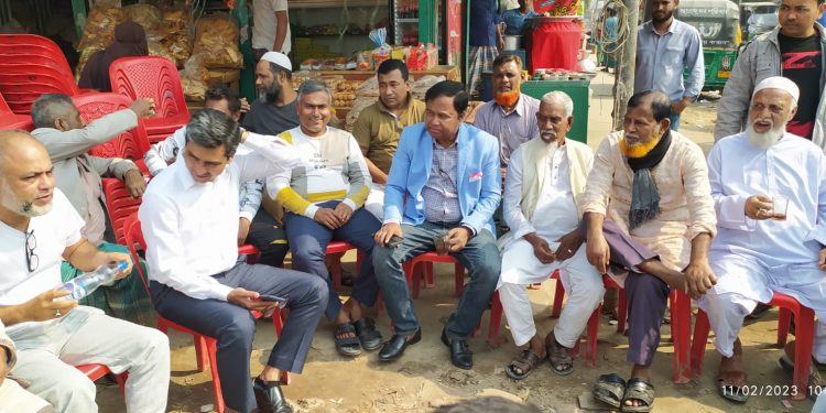 লৌহজং বেজগাঁও মালির অংক বাজারে শান্তি সমাবেশ অনুষ্ঠিত