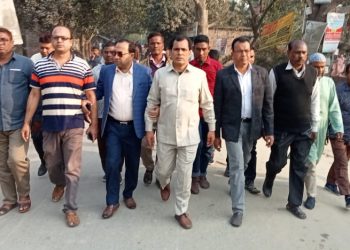রাজশাহীর বাঘায় বাংলাদেশ জাতীয়তাবাদী দল বিএনপি’র কেন্দ্রীয় ঘোষিত কর্মসূচিতে শান্তিপূর্ণ পদযাত্রা