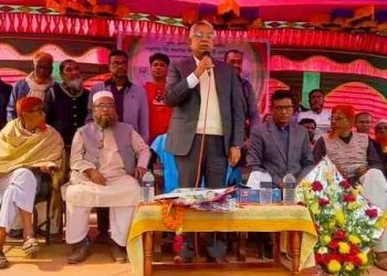 ডুমুরিয়ায় সাংসদ নারায়ণ চন্দ্র চন্দকে সংবর্ধনা প্রদান