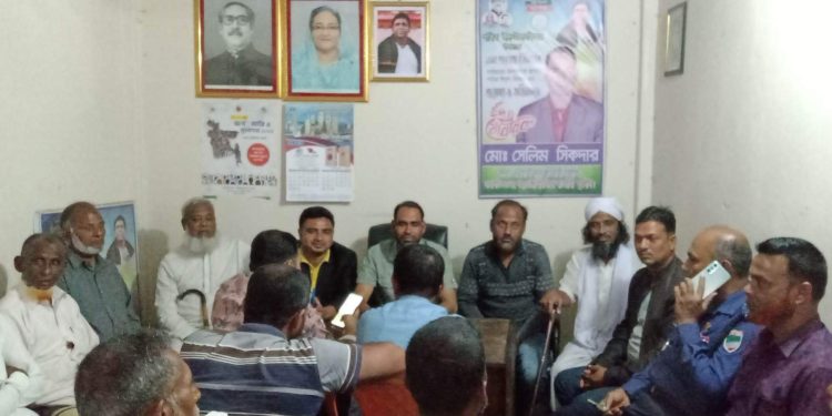 কালিয়ার পহরডাঙ্গা ইউনিয়ন যুবলীগের আয়োজনে শান্তি সমাবেশ অনুষ্ঠিত