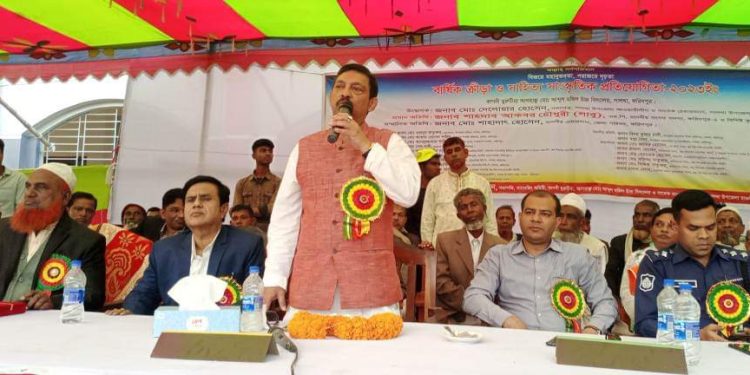 মাদকমুক্ত সমাজ গড়তে খেলাধুলার বিকল্প নেই: লাবু চৌধুরী