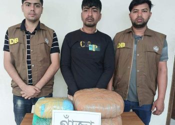 গাঁজা সহ একজনকে আটক করেছে নরসিংদী ডিবি পুলিশ