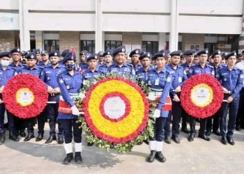 কর্তব্যরত অবস্থায় জীবন উৎসর্গকারী পুলিশ সদস্যদের স্মরণে শেরপুরে ‘পুলিশ মেমোরিয়াল ডে ২০২৩’ পালিত