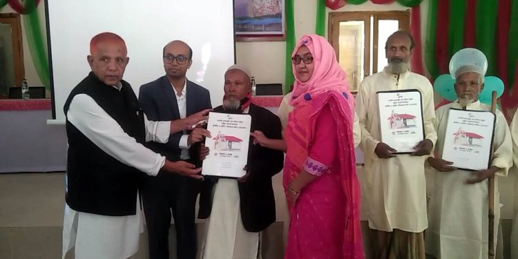 কিশোরগঞ্জে মুজিববর্ষ উপলক্ষে ভূমিহীন ও গৃহহীনদের মধ্যে ঘর হস্তান্তর