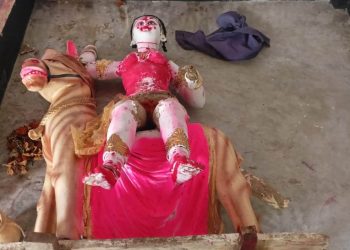 শরীয়তপুরে শীতলা দেবীর প্রতিমা ভাঙচুর