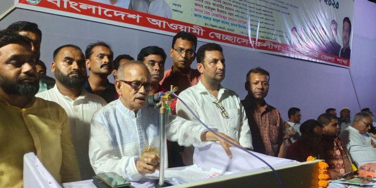 বাগেরহাটে জেলা স্বেচ্ছাসেবক লীগের কর্মীসভা অনুষ্ঠিত