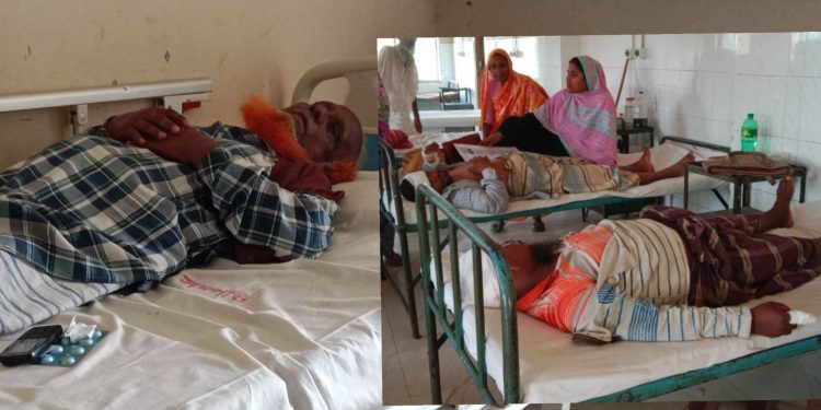 নীলফামারীতে জমি নিয়ে বিরোধ পাল্টা পাল্টি সংঘর্ষে আহত ১৩