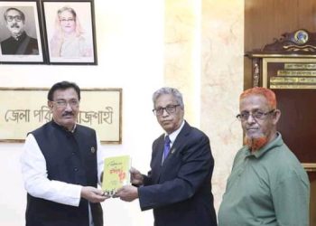 বীর মুক্তিযোদ্ধা অ্যাডভোকেট সাইদুল ইসলাম ও জেলা পরিষদ চেয়ারম্যান সৌজন্য সাক্ষাৎ