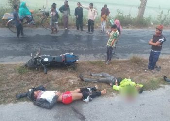 সড়ক দুর্ঘটনায় ৩ মোটরসাইকেল আরোহী নিহত