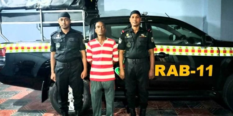 চাঞ্চল্যকর শান্তা হত্যার প্রধান আসামী আসাদ র্যাবের হাতে আটক