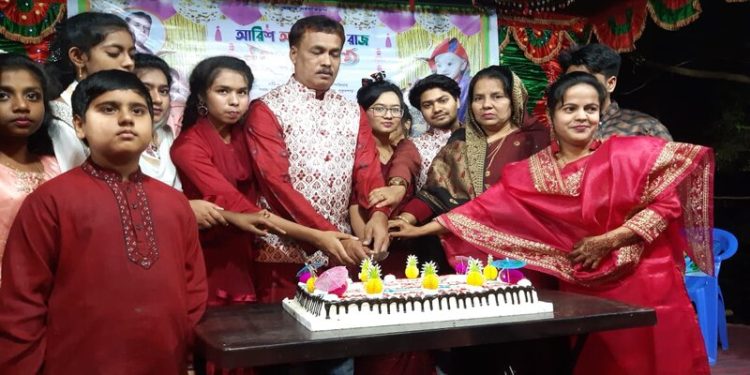সলঙ্গার চেয়ারম্যান হিরো’র জন্মদিন পালন ও নাতী (রাজের) মুখে ভাত সমপন্ন