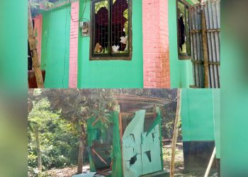 সালথায় দুই ভাইয়ের বিরোধে দফায় দফায় সংঘর্ষ : বাড়িঘর ভাঙচুর : আহত ৩০ 