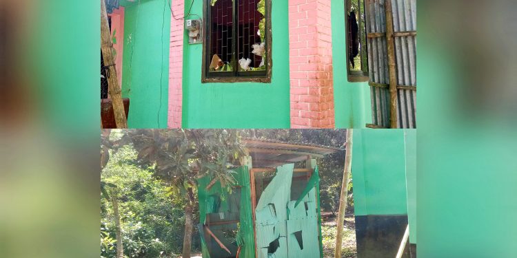 সালথায় দুই ভাইয়ের বিরোধে দফায় দফায় সংঘর্ষ : বাড়িঘর ভাঙচুর : আহত ৩০ 