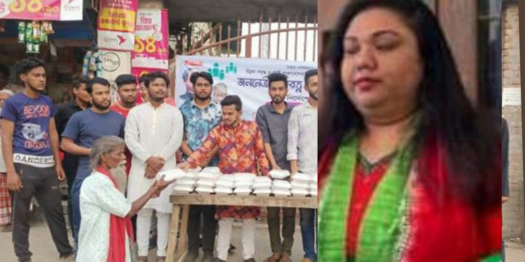 রাজশাহীতে ডা: আনিকা ফারিহা জামান অর্ণার পক্ষ থেকে ইফতার বিতরণ