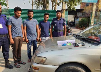 বেনাপোলে ইয়াবাসহ তিন মাদক ব্যবসায়ী আটক