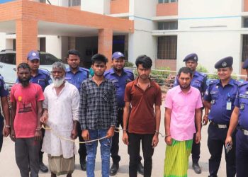 গাইবান্ধায় হত্যা মামলার রহস্য উদঘাটন গ্রেফতার: ৫