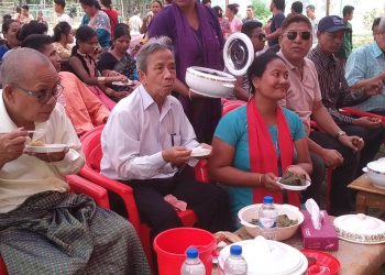 ডংনালা মারমাদের ঐতিহ্যের উচ্ছ্বাসে মুখরিত  পিঠা উৎসব অনুষ্ঠিত 