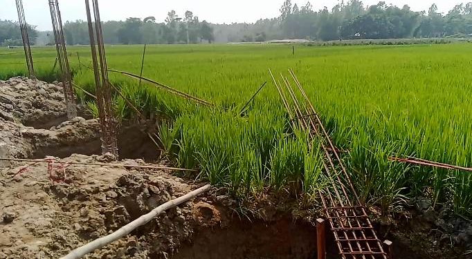বাঁশখালীতে ধান কেটে ঘর নির্মাণে অভিযোগ উঠেছে