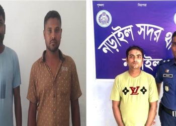 নড়াইলে পুলিশের অভিযানে ফেনসিডিল ও ইয়াবা সহ গ্রেপ্তার-৩