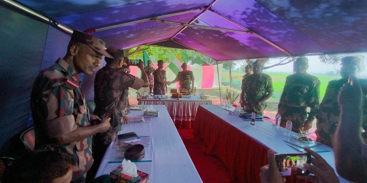 ধামইরহাট সীমান্তে ৫০ বছর পর ৭৫ শতাংশ জমি পেল বাংলাদেশ