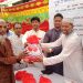 সালথায় দুস্থদের মাঝে আমেনা-রশিদ ফাউন্ডেশনের ইফতার ও ঈদের খাদ্য সামগ্রী বিতরণ