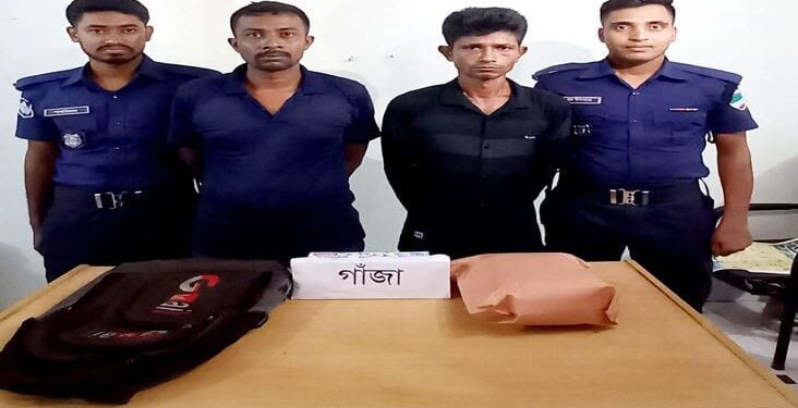 পুলিশের অভিযানে ১ কেজি গাঁজাসহ গ্রেপ্তার-২